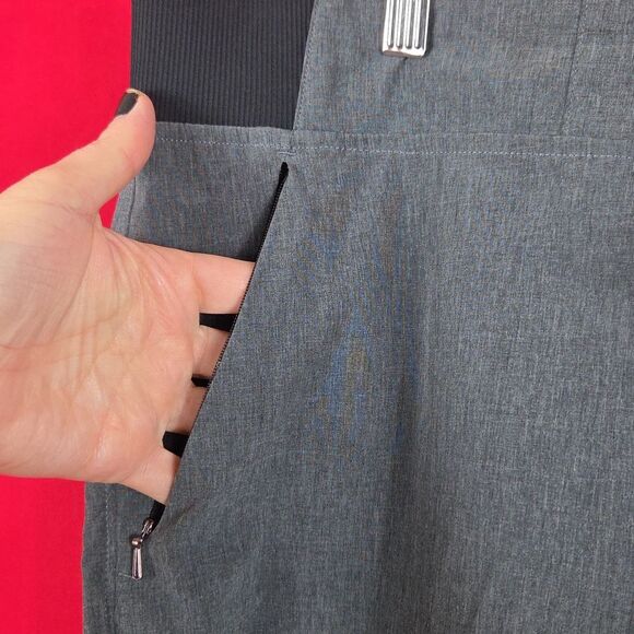 NEW CALIA Anywhere Cuff Shorts Gray Cavier Heather Womens Size XL - Picture 4 of 9